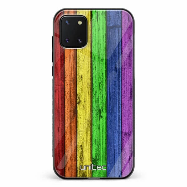 Samsung Galaxy Note 10 Lite unitec suojakuori Rainbow Board