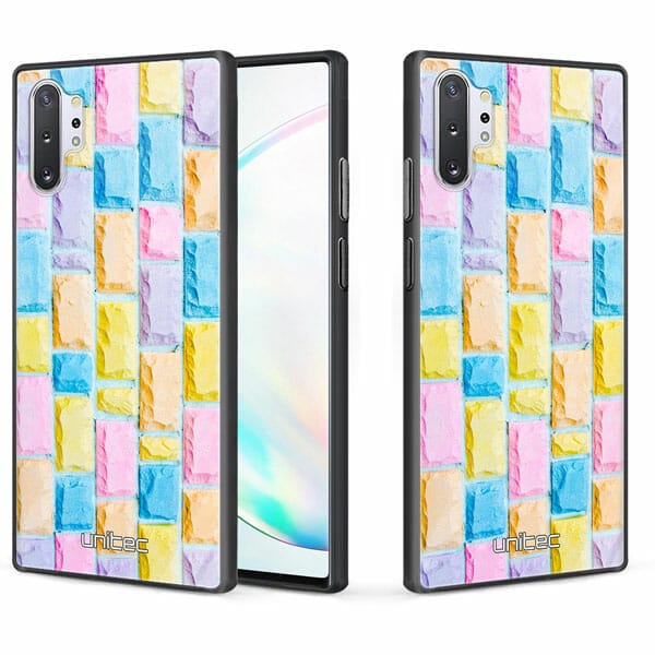 Samsung Galaxy Note 10 Plus unitec suojakuori 2 Colorful Bricks