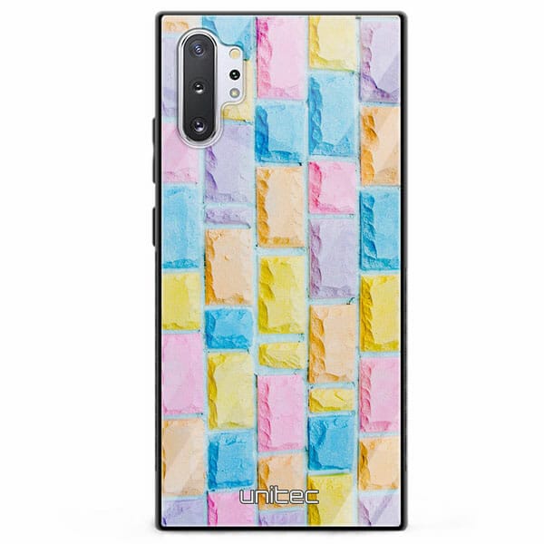 Samsung Galaxy Note 10 Plus unitec suojakuori Colorful Bricks