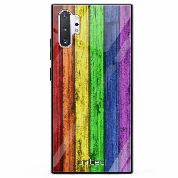 Samsung Galaxy Note 10 Plus unitec suojakuori Rainbow Board