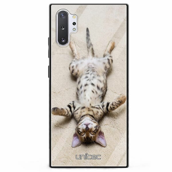 Samsung Galaxy Note 10 Plus unitec suojakuori Relaxing Cat