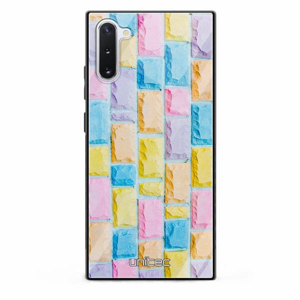 Samsung Galaxy Note 10 unitec suojakuori Colorful Bricks