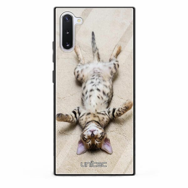 Samsung Galaxy Note 10 unitec suojakuori Relaxing Cat