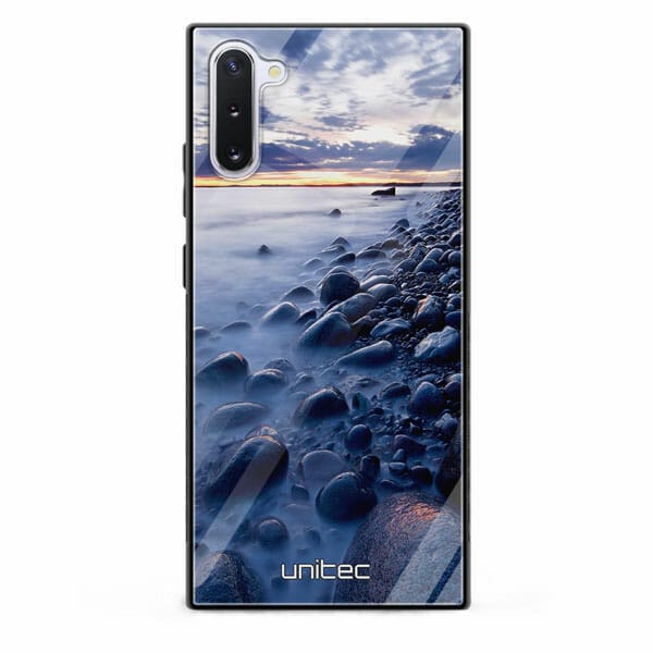 Samsung Galaxy Note 10 unitec suojakuori Rocky Beach Sunset