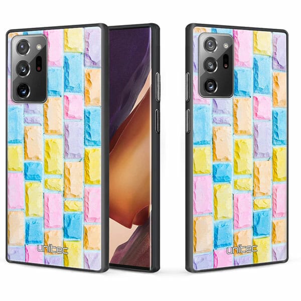Samsung Galaxy Note 20 Ultra unitec suojakuori 2 Colorful Bricks
