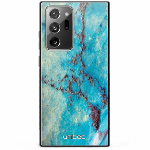 Samsung Galaxy Note 20 Ultra unitec suojakuori Turquoise Marble