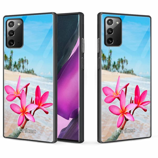 Samsung Galaxy Note 20 unitec suojakuori 2 Beach Flowers