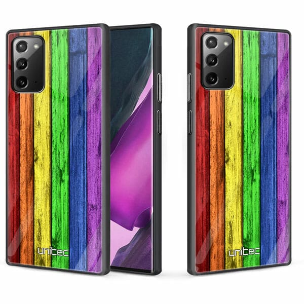Samsung Galaxy Note 20 unitec suojakuori 2 Rainbow Board
