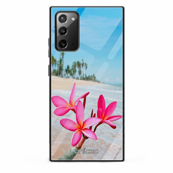 Samsung Galaxy Note 20 unitec suojakuori Beach Flowers
