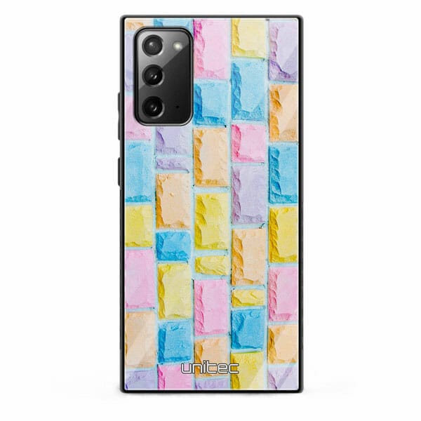 Samsung Galaxy Note 20 unitec suojakuori Colorful Bricks