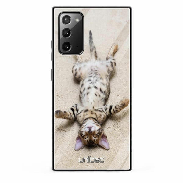 Samsung Galaxy Note 20 unitec suojakuori Relaxing Cat