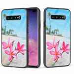 Samsung Galaxy S10 Plus unitec suojakuori 2 Beach Flowers