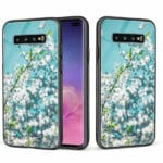 Samsung Galaxy S10 Plus unitec suojakuori 2 Flower Lightroom