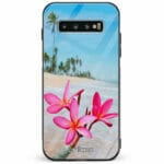 Samsung Galaxy S10 Plus unitec suojakuori Beach Flowers
