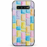 Samsung Galaxy S10 Plus unitec suojakuori Colorful Bricks