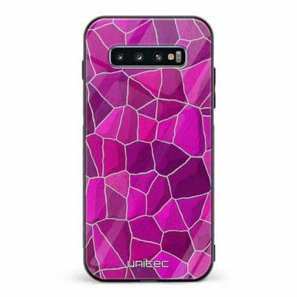 Samsung Galaxy S10 unitec suojakuori Pink Pattern