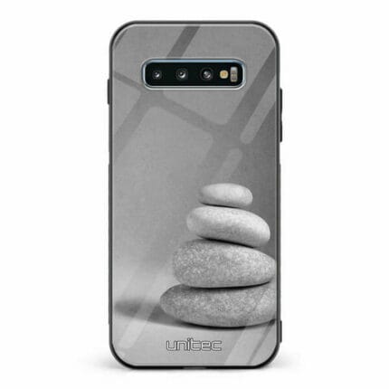 Samsung Galaxy S10 unitec suojakuori Relaxing Stones
