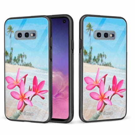 Samsung Galaxy S10e unitec suojakuori 2 Beach Flowers