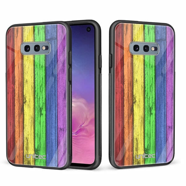 Samsung Galaxy S10e unitec suojakuori 2 Rainbow Board