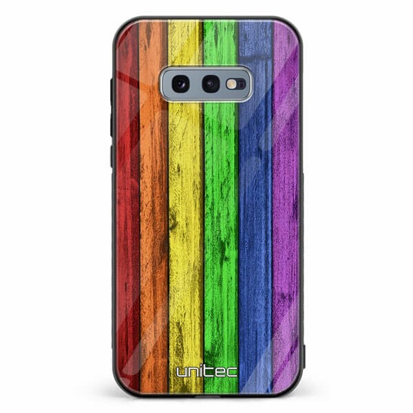 Samsung Galaxy S10e unitec suojakuori Rainbow Board