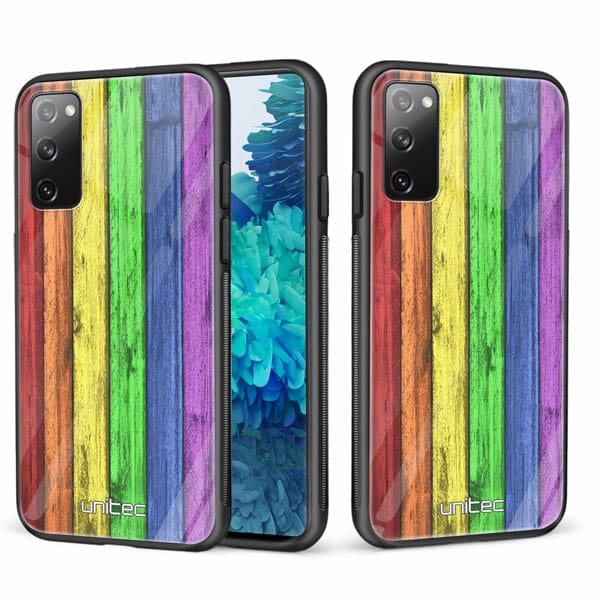 Samsung Galaxy S20 FE 5G unitec suojakuori 2 Rainbow Board