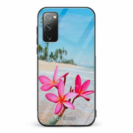 Samsung Galaxy S20 FE 5G unitec suojakuori Beach Flowers