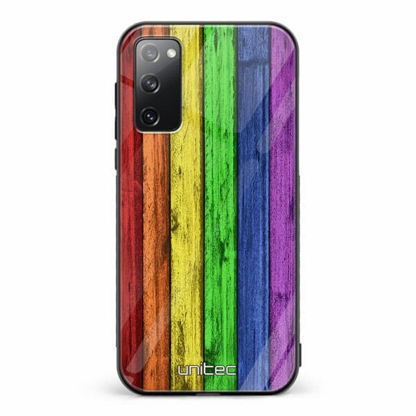 Samsung Galaxy S20 FE 5G unitec suojakuori Rainbow Board