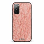 Samsung Galaxy S20 FE 5G unitec suojakuori Salmon Pink Shapes