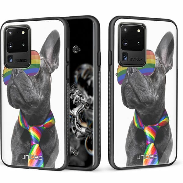 Samsung Galaxy S20 Ultra 5G unitec suojakuori 2 Pride Dog