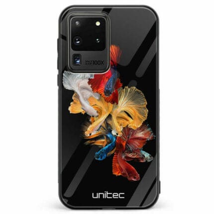 Samsung Galaxy S20 Ultra 5G unitec suojakuori Designer Fish