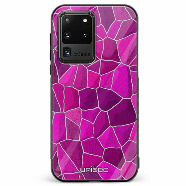 Samsung Galaxy S20 Ultra 5G unitec suojakuori Pink Pattern