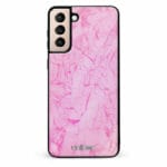 Samsung Galaxy S21 5G unitec suojakuori Light Pink Marble