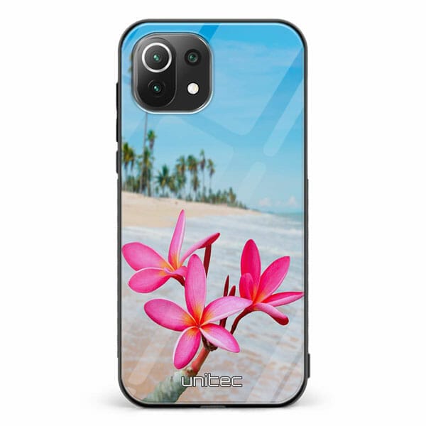 Xiaomi Mi 11 Lite unitec suojakuori Beach Flowers