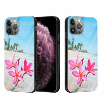 iPhone 11 Pro Max unitec suojakuori 2 Beach Flowers