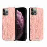 iPhone 11 Pro Max unitec suojakuori 2 Salmon Pink Shapes