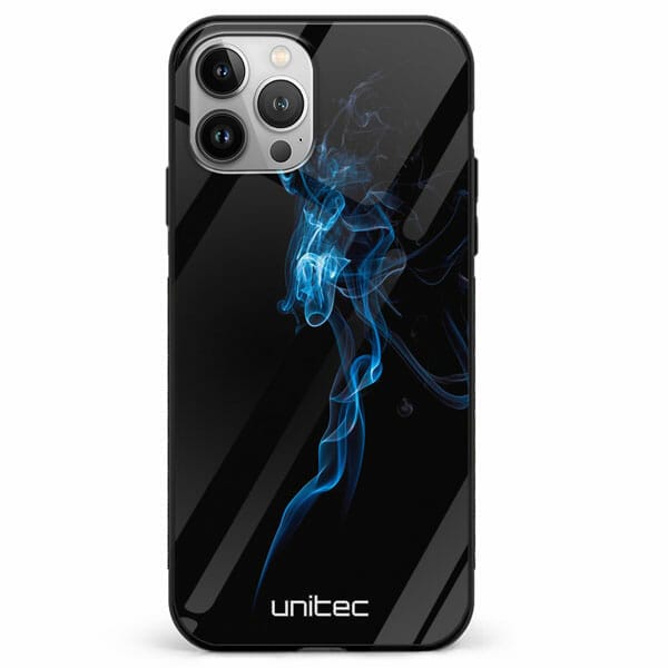 iPhone 11 Pro Max unitec suojakuori Blue Smoke on Black