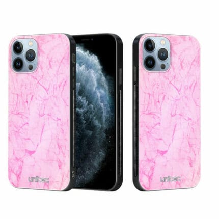 iPhone 11 Pro unitec suojakuori 2 Light Pink Marble