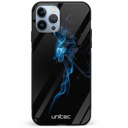 iPhone 11 Pro unitec suojakuori Blue Smoke on Black