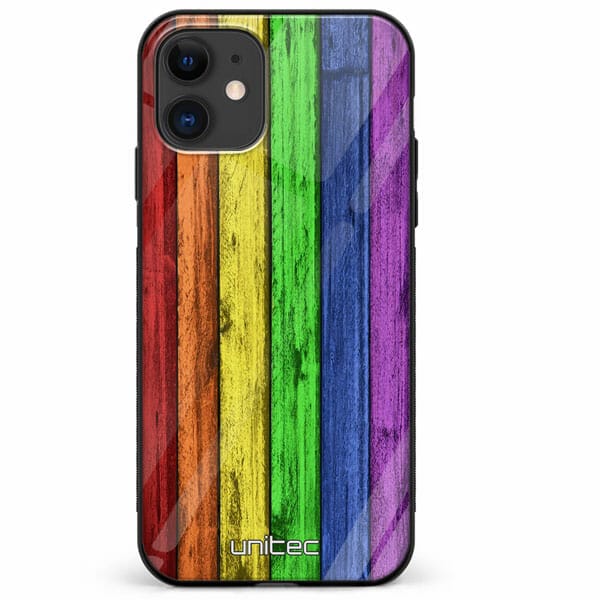 iPhone 11 unitec suojakuori Rainbow Board