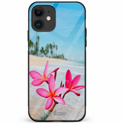 iPhone 12 Mini unitec suojakuori Beach Flowers