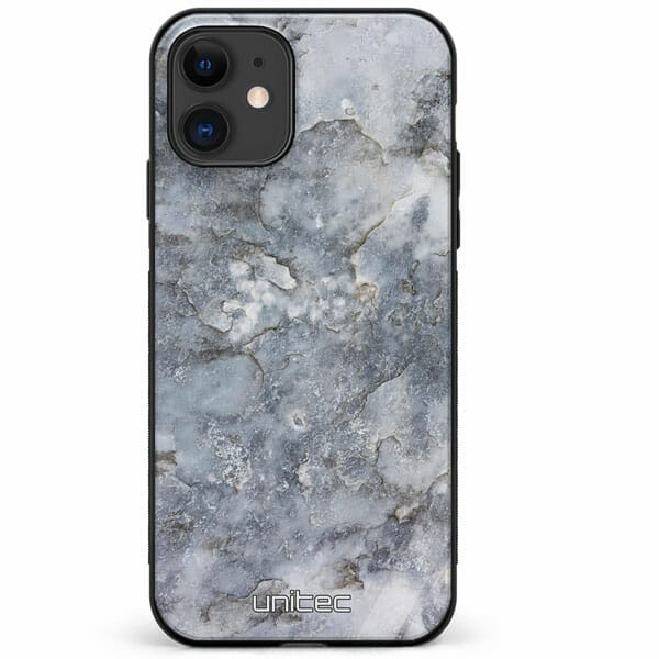 iPhone 12 Mini unitec suojakuori Grey Marble
