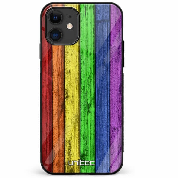 iPhone 12 Mini unitec suojakuori Rainbow Board