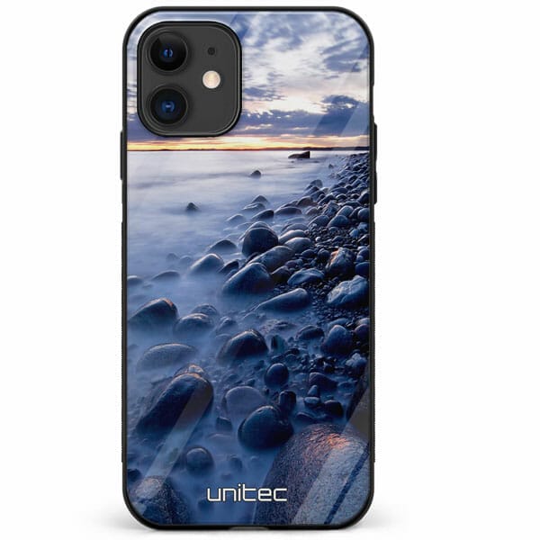iPhone 12 Mini unitec suojakuori Rocky Beach Sunset