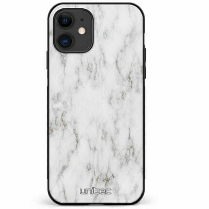 iPhone 12 Mini unitec suojakuori White Marble
