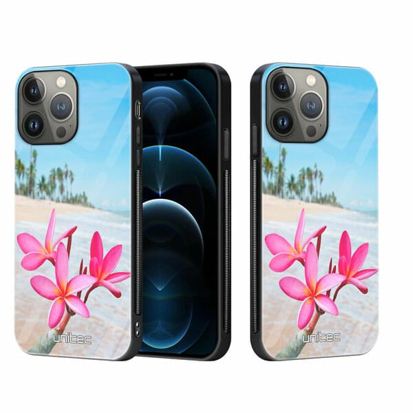 iPhone 12 Pro Max unitec suojakuori 2 Beach Flowers