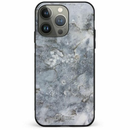 iPhone 12 Pro Max unitec suojakuori Grey Marble