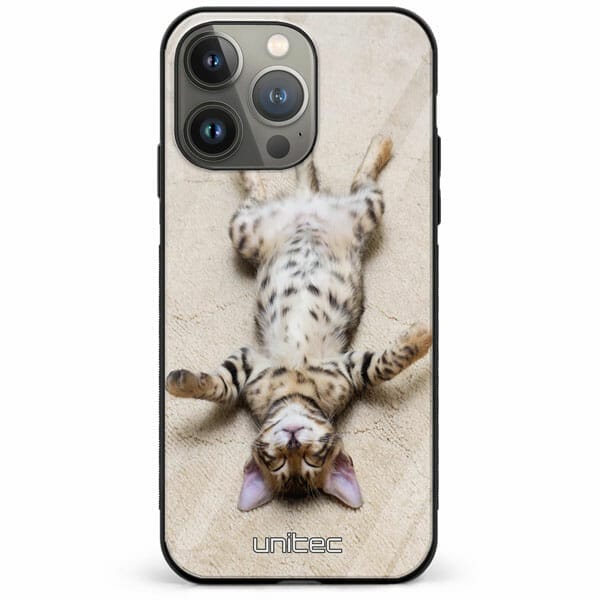 iPhone 12 Pro Max unitec suojakuori Relaxing Cat