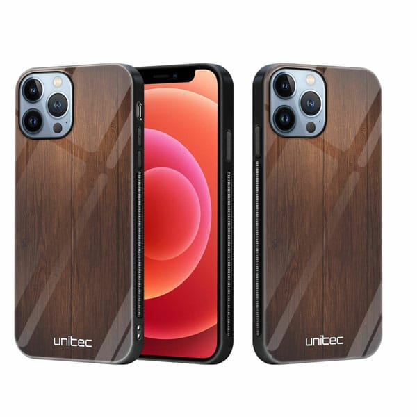 iPhone 12 Pro unitec suojakuori 2 Wood Texture