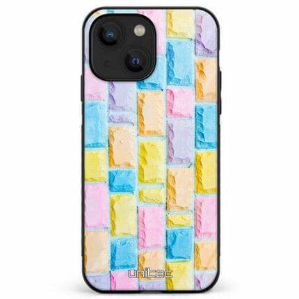iPhone 13 Mini unitec suojakuori Colorful Bricks