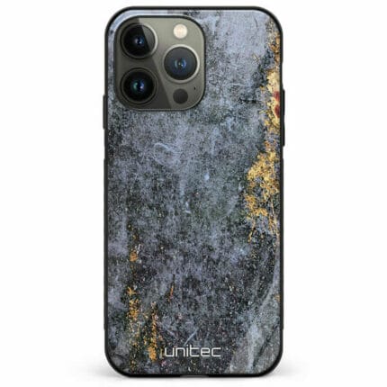 iPhone 13 Pro Max unitec suojakuori Gold On Granite